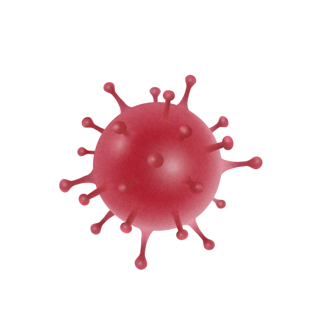 imagem de virus para exame de covid-19